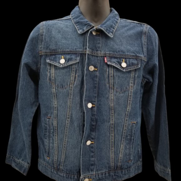 Levi’s Women's Jean Jacket Red Tab Trucker  912058-M8X  Size  WM -BL - Picture 1 of 8